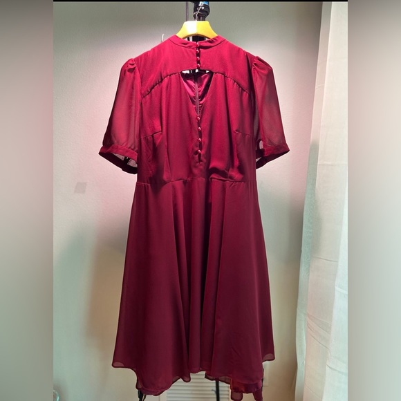 Modcloth Collectif Crimson Swing Size US 16 - Picture 4 of 4